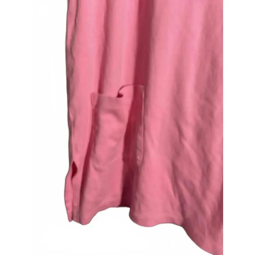 Isaac Mizrahi Live Essentials Pink Women's Tunic Top Large - Picture 4 of 6
